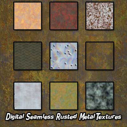 Picture of Digital Seamless Rusted Metals Texture Pack