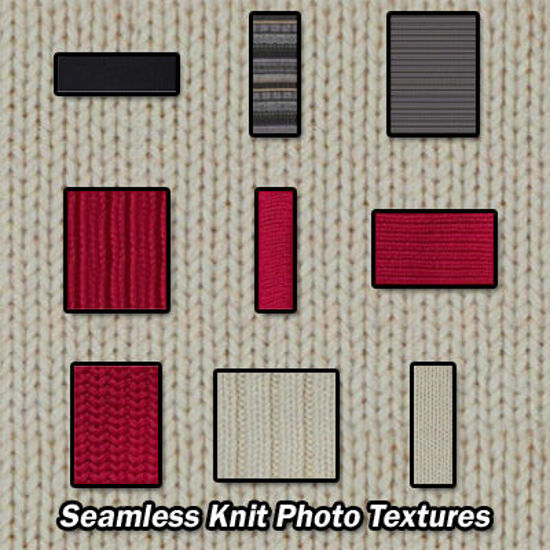 Picture of Seamless Knit Fabric Photo Textures