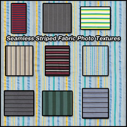 Picture of Seamless Striped Fabric Photo Textures 1