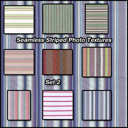 Picture of Seamless Striped Fabric Photo Textures 2