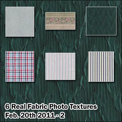 Picture of Six Seamless Real Fabric Photo Textures