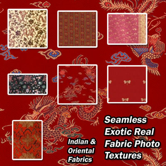 Picture of Seamless Exotic Fabric Photo Textures