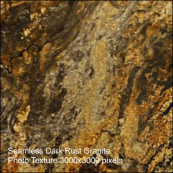 Seamless Granite Photo Textures 3000x3000 Pixels -Dark-Rust-Granite
