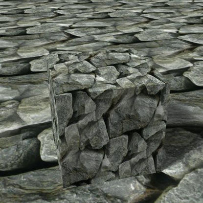 Picture of Seamless Rough Rock Wall Photo Texture - 1282x639
