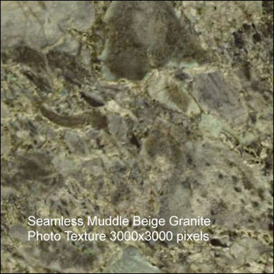 Picture of Seamless Granite Photo Textures 3000x3000 Pixels -Muddled-Beige-Granite