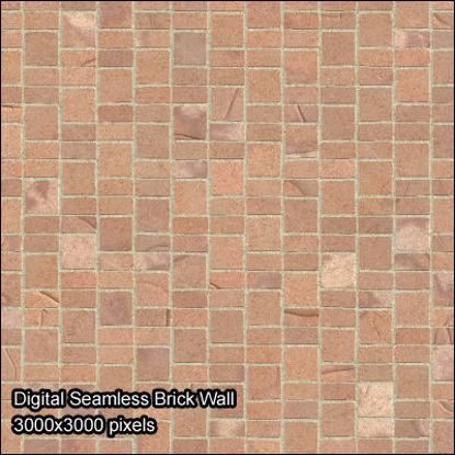 Picture of Seamless Digital & Photo Wall Texture Set - small-size-brick-wall