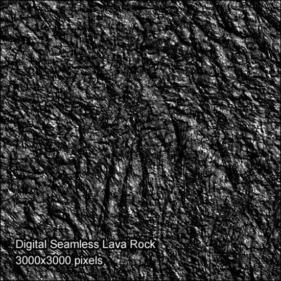 Picture of Seamless Digital & Photo Wall Texture Set - Black-Lava