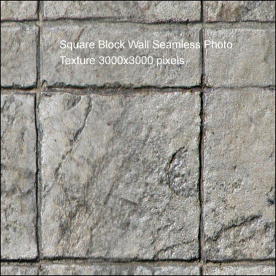 Picture of Seamless Digital & Photo Wall Texture Set - Square-Stone-Wall