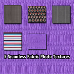 5 Seamless Fabric Photo Textures