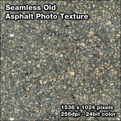 Picture of Seamless Old Asphalt Pavement Photo Texture