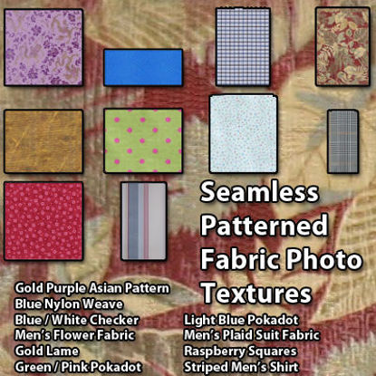 Picture of Seamless Patterned Fabric Photo Textures