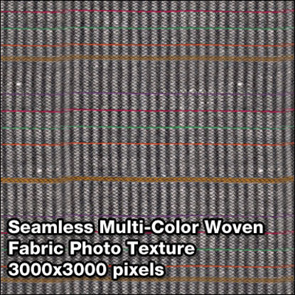 Picture of Seamless Women's Fabric Photo Textures Set - MultiColor-LargeWoven