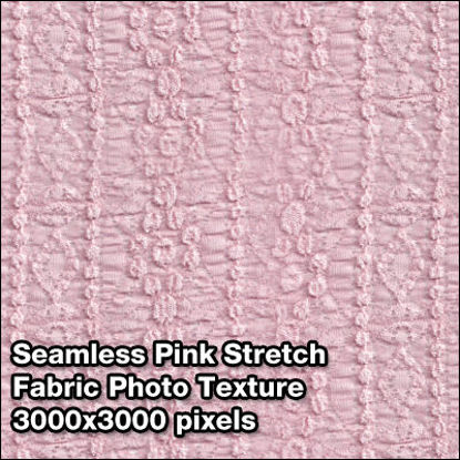 Picture of Seamless Women's Fabric Photo Textures Set - Pink-Lacy-Stretch-Fabric