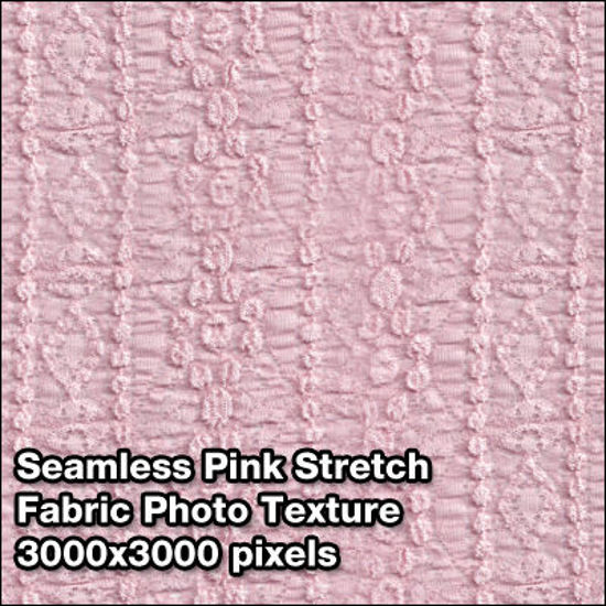 Picture of Seamless Women's Fabric Photo Textures Set - Pink-Lacy-Stretch-Fabric