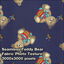 Picture of Seamless Women's Fabric Photo Textures Set - Bear-Honey-Pattern