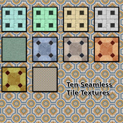 10 Seamless Floor Tile Photo Textures