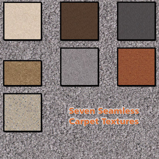 Picture of Seven Seamless Carpet Photo Textures