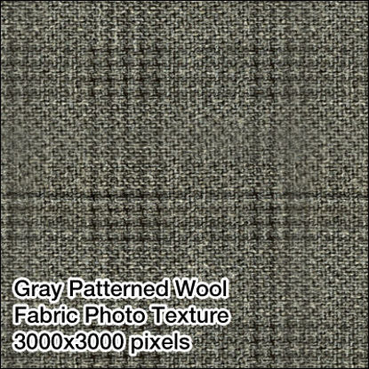 Picture of Seamless Men's Fabrics Photo Textures 3000x3000 pixels - Grey-Pattern-Suit-Fabric