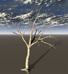Spooky Dead Tree Model