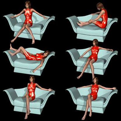 Picture of Harp Sofa Pose Pack