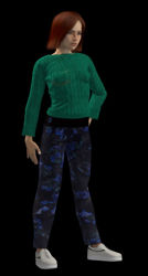 Knit Sweater and Slacks for Poser Roxie