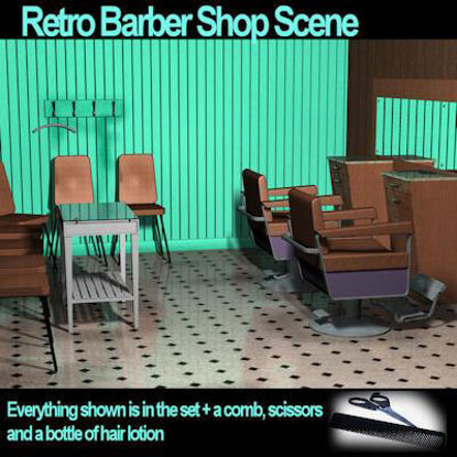 Picture of Barbershop-Retro style