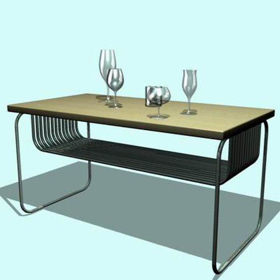 Picture of Table with glasses - P4