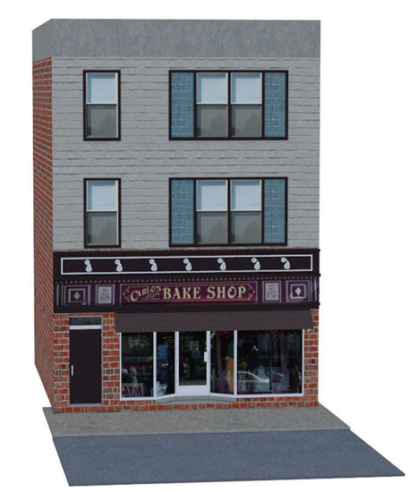Picture of Bake Shop Building and Street Scene