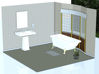 Picture of Comfortable Bathroom Scene with Removable Walls