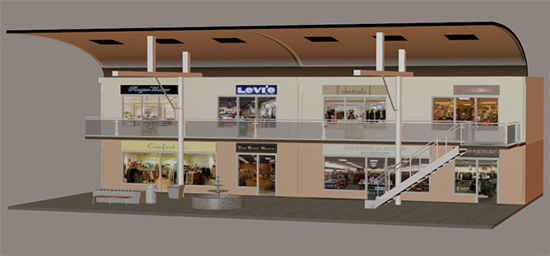 Picture of Modular Mall Scene - Part 1