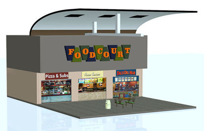 Picture of Modular Mall Scene - Food Court Part 2 - MallFoodCourt