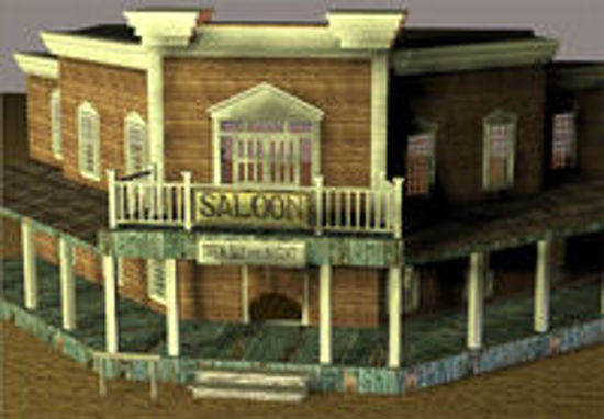 Picture of Old West Saloon Scene