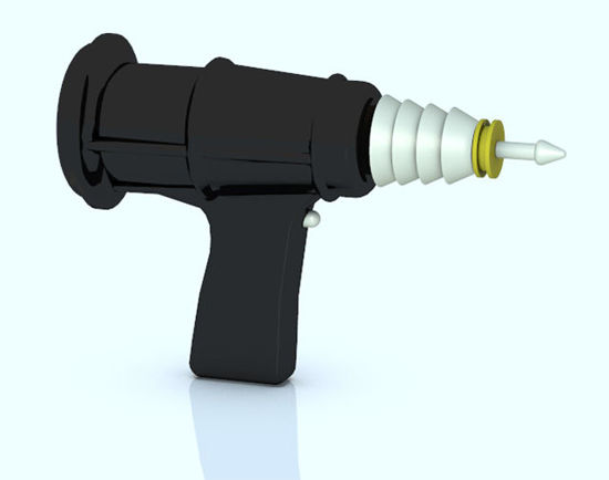 Picture of Retro Sci-Fi Ray Gun Weapon Model