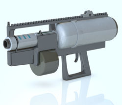 Sci-Fi Heavy Assault Weapon Model