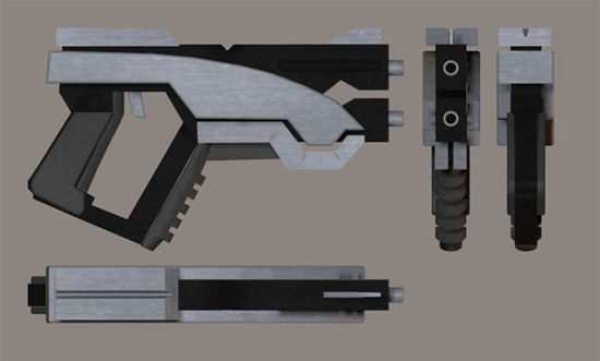 Picture of Sci-Fi Pistol Number 3