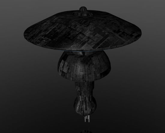 Picture of Sci-Fi Alien Ship Model