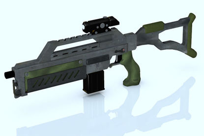 Picture of Sci-Fi Assault Rifle Model