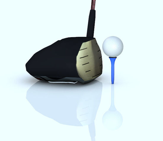 Picture of Golf Driver, Golf Ball and Tee Set