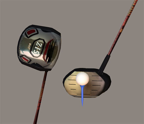 Picture of Golf Driver, Golf Ball and Tee Set