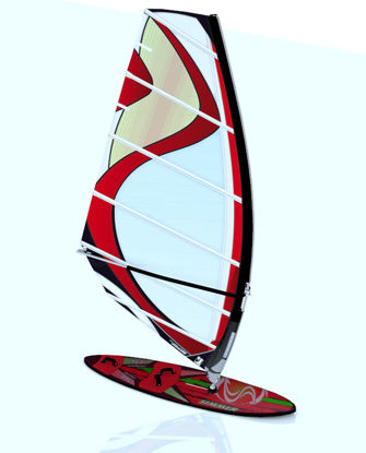 Picture of Wind Surfer Model with Movements