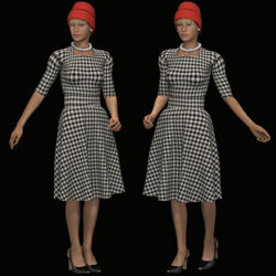 Early 60's Dress with hat and jewellery for Stephanie 3