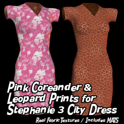 Picture of Pink Coriander and Leopard Prints for Stephanie 3 City