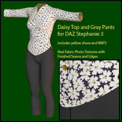 Picture of Daisy and Gray  Cassidy Outfit Textures for Stephanie 3