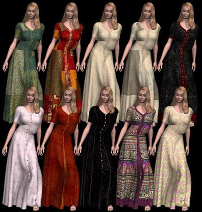 Picture of Classic dress textures