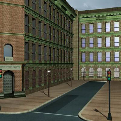 Picture of City Block for Poser