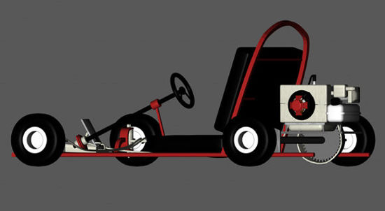 Picture of Children's Go Kart Vehicle Prop