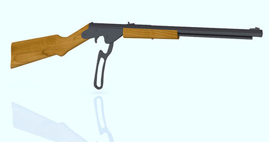 Picture of Toy BB Gun Model with Movements - Poser and DAZ Studio Format