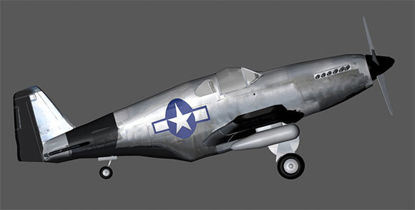 Picture of WWII P-51 Mustang Fighter Plane Prop