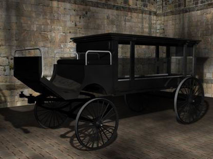 Picture of Horse drawn hearse