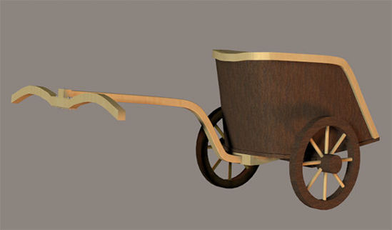 Picture of Ancient Roman Chariot Model